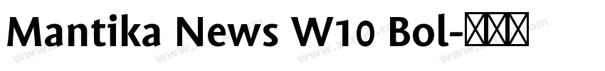 Mantika News W10 Bol字体转换